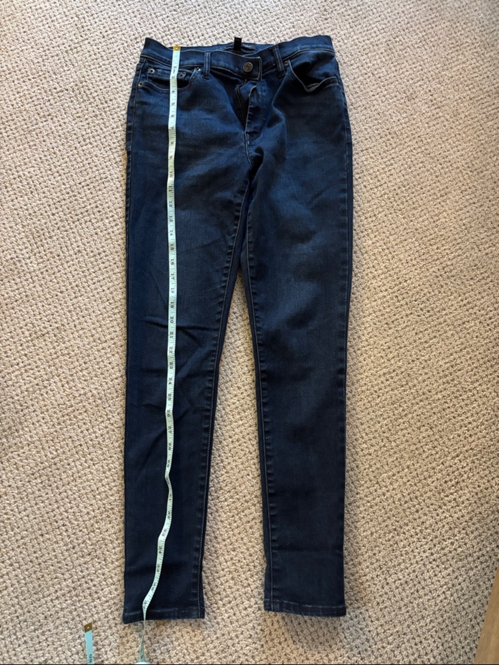 Banana republic high rise skinny dark jean